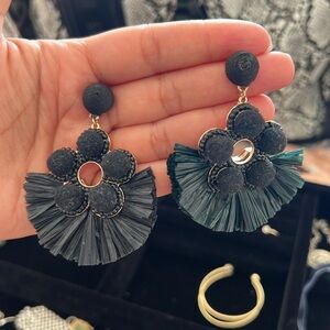 Black earrings